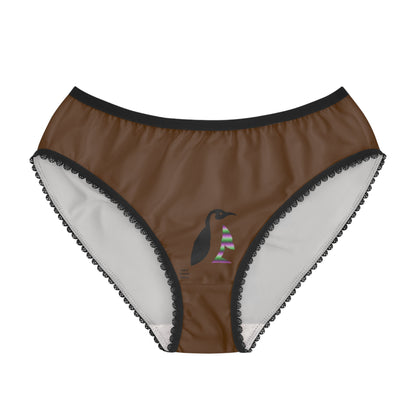 Women's Briefs: Fishing Brown