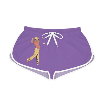 Women's Relaxed Shorts: Golf Lite Purple