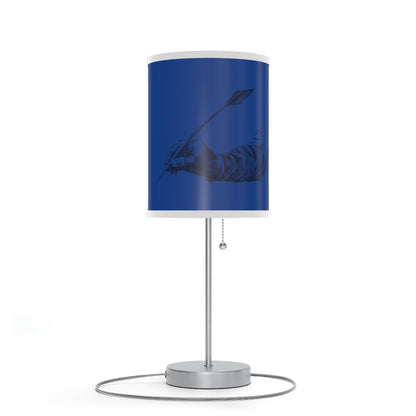 Lamp on a Stand, US|CA plug: Writing Dark Blue