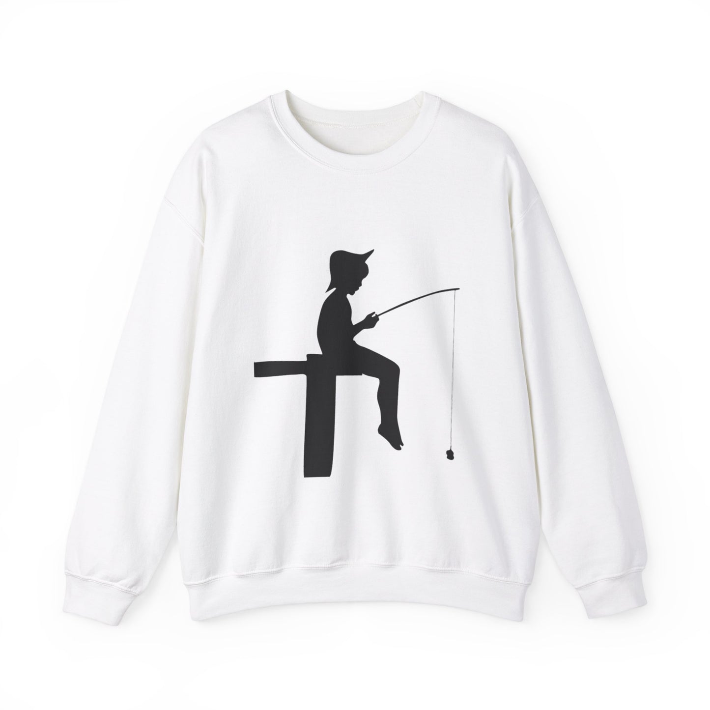 Heavy Blend™ Crewneck Sweatshirt: Fishing #1