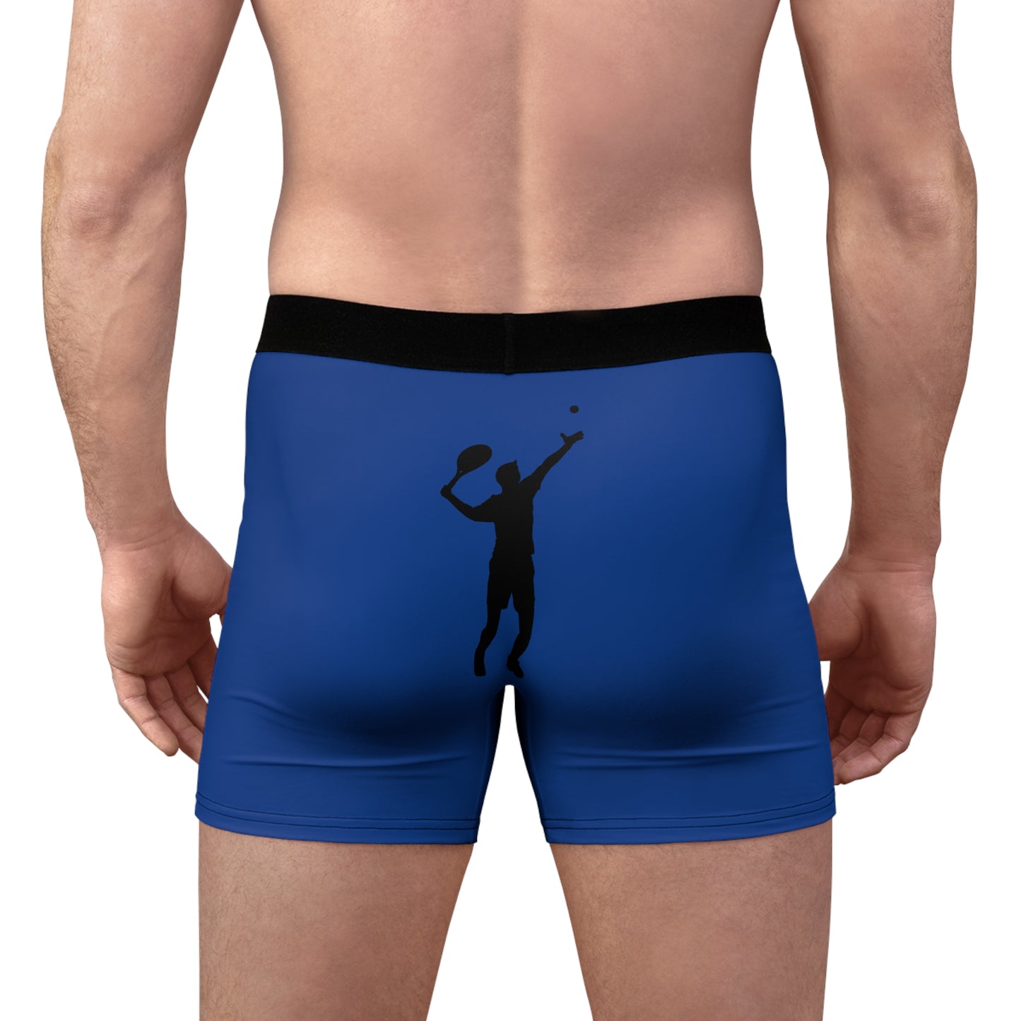 Men's Boxer Briefs: Tennis Dark Blue