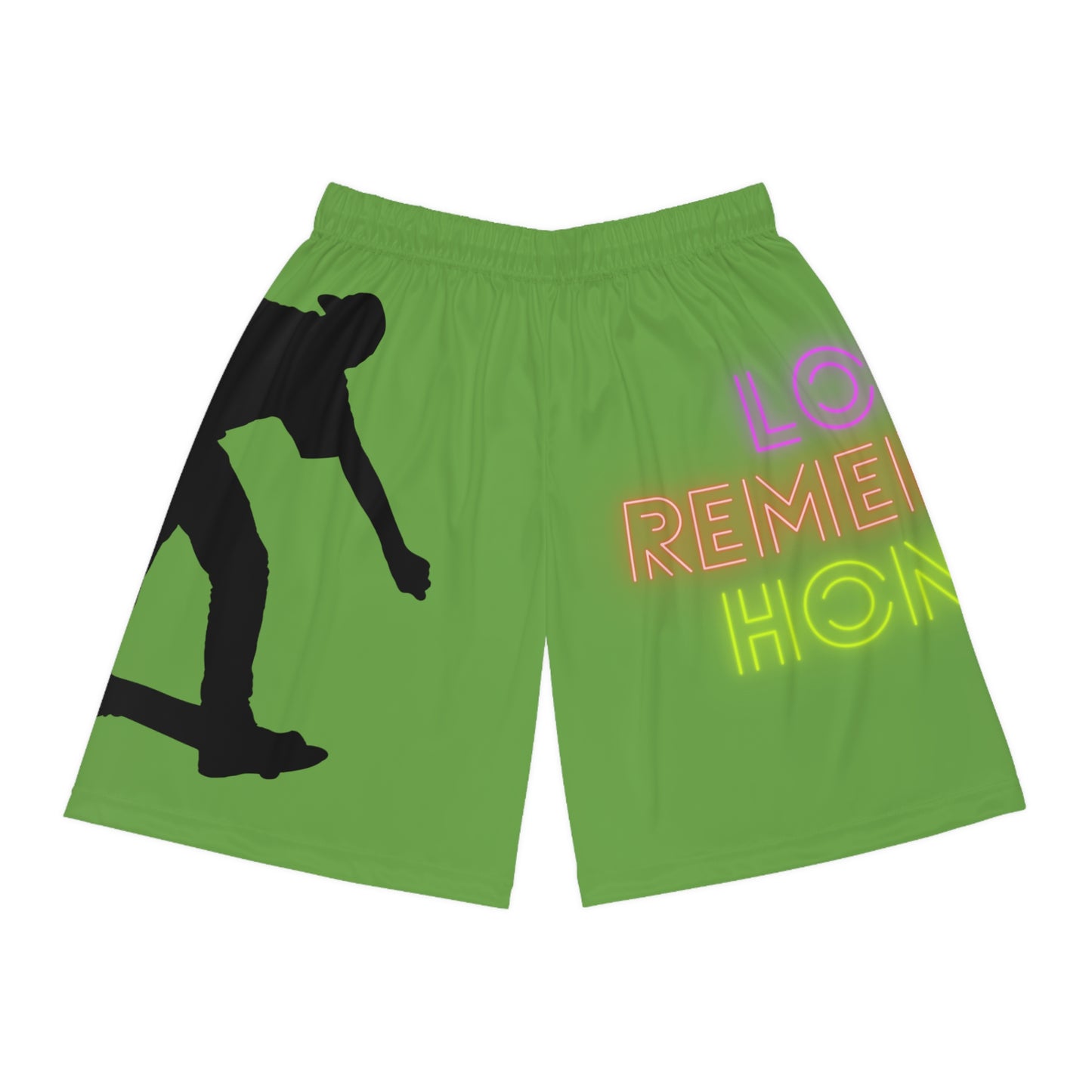 Basketball Shorts: Skateboarding Green