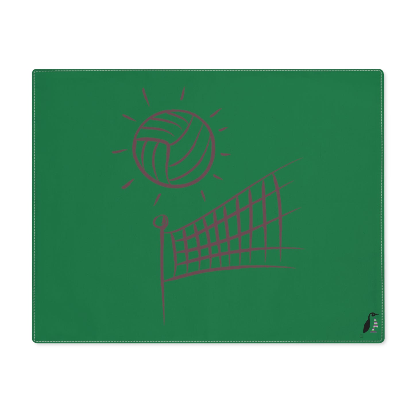 Placemat, 1pc: Volleyball Dark Green