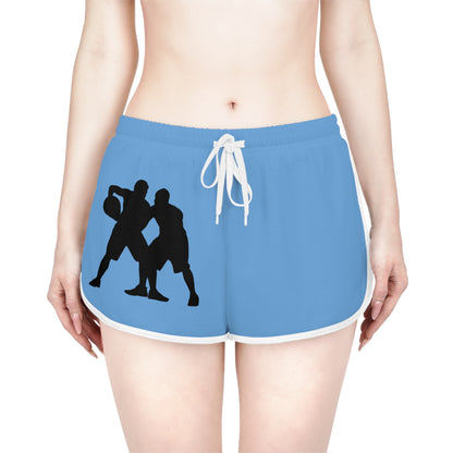 Women's Relaxed Shorts: Basketball Lite Blue