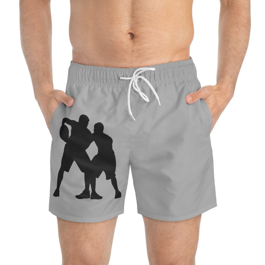 Swim Trunks: Basketball Lite Grey