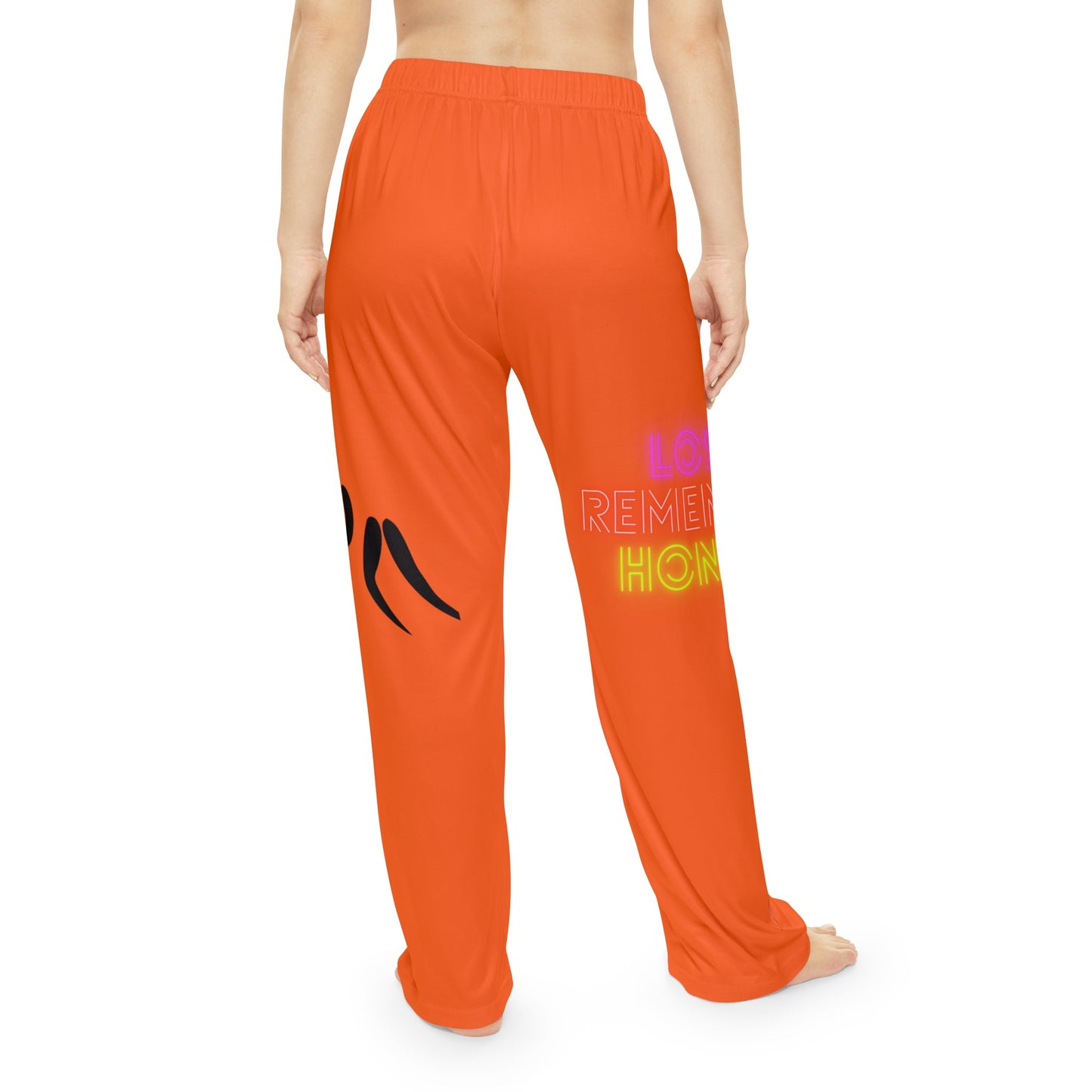 Women's Pajama Pants: Wrestling Orange