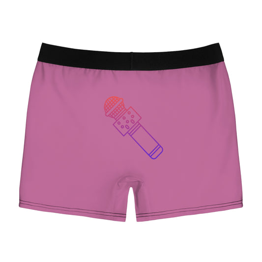 Men's Boxer Briefs: Music Lite Pink