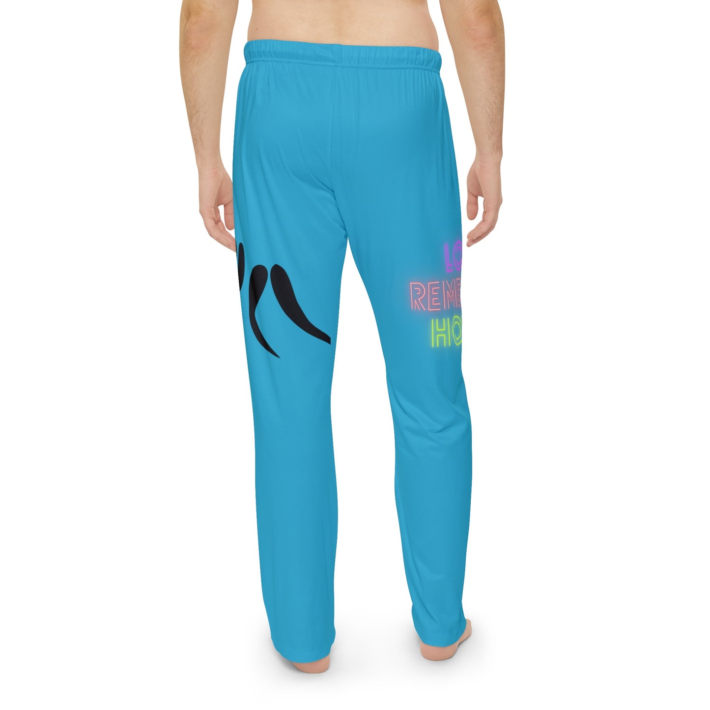 Men's Pajama Pants: Wrestling Turquoise