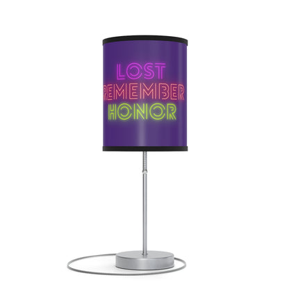 Lamp on a Stand, US|CA plug: Lost Remember Honor Purple