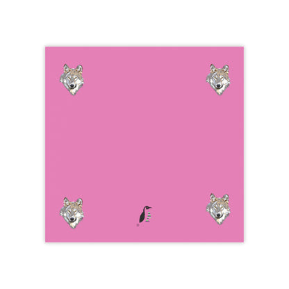 Post-it® Note Pads: Wolves Lite Pink