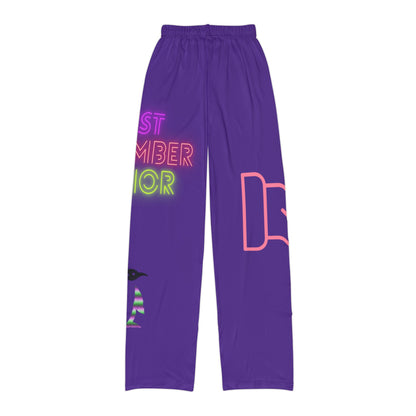 Kids Pajama Pants: Fight Cancer Purple