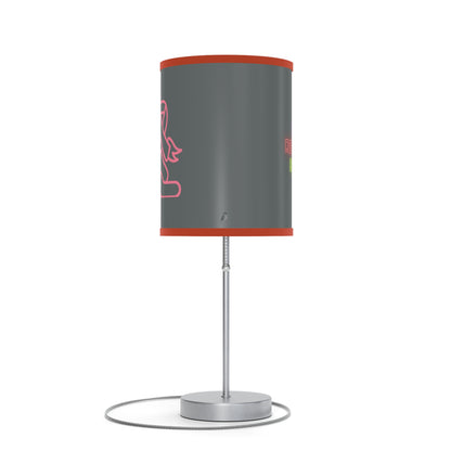 Lamp on a Stand, US|CA plug: Fight Cancer Dark Grey