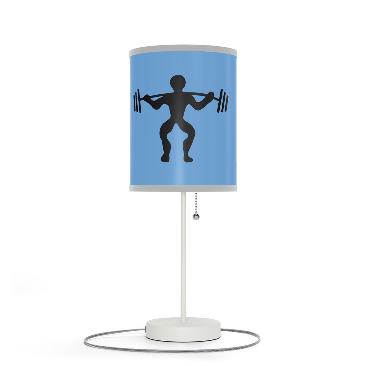 Lamp on a Stand, US|CA plug: Weightlifting Lite Blue