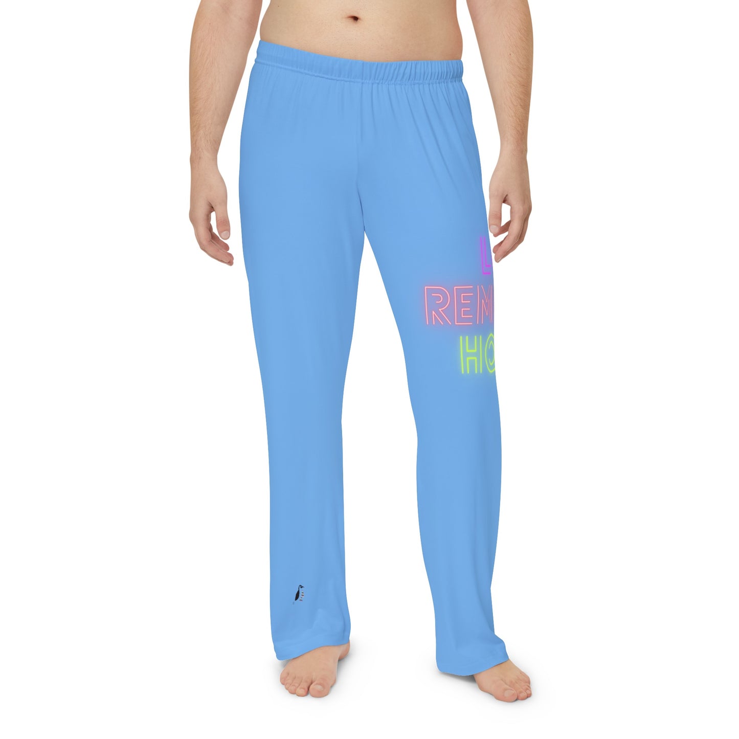 Men's Pajama Pants: Lost Remember Honor Lite Blue