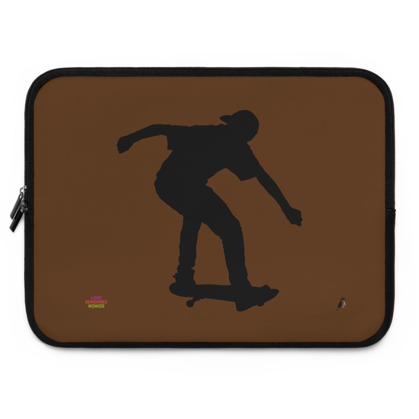 Laptop Sleeve: Skateboarding Brown