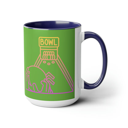 Two-Tone Coffee Mugs, 15oz: Bowling Green