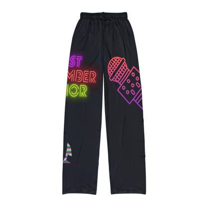 Kids Pajama Pants: Music Black