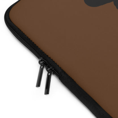 Laptop Sleeve: Basketball Brown