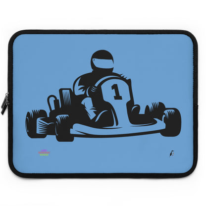 Laptop Sleeve: Racing Lite Blue