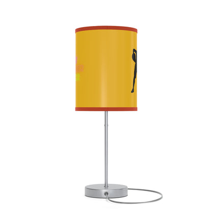 Lamp on a Stand, US|CA plug: Basketball Yellow