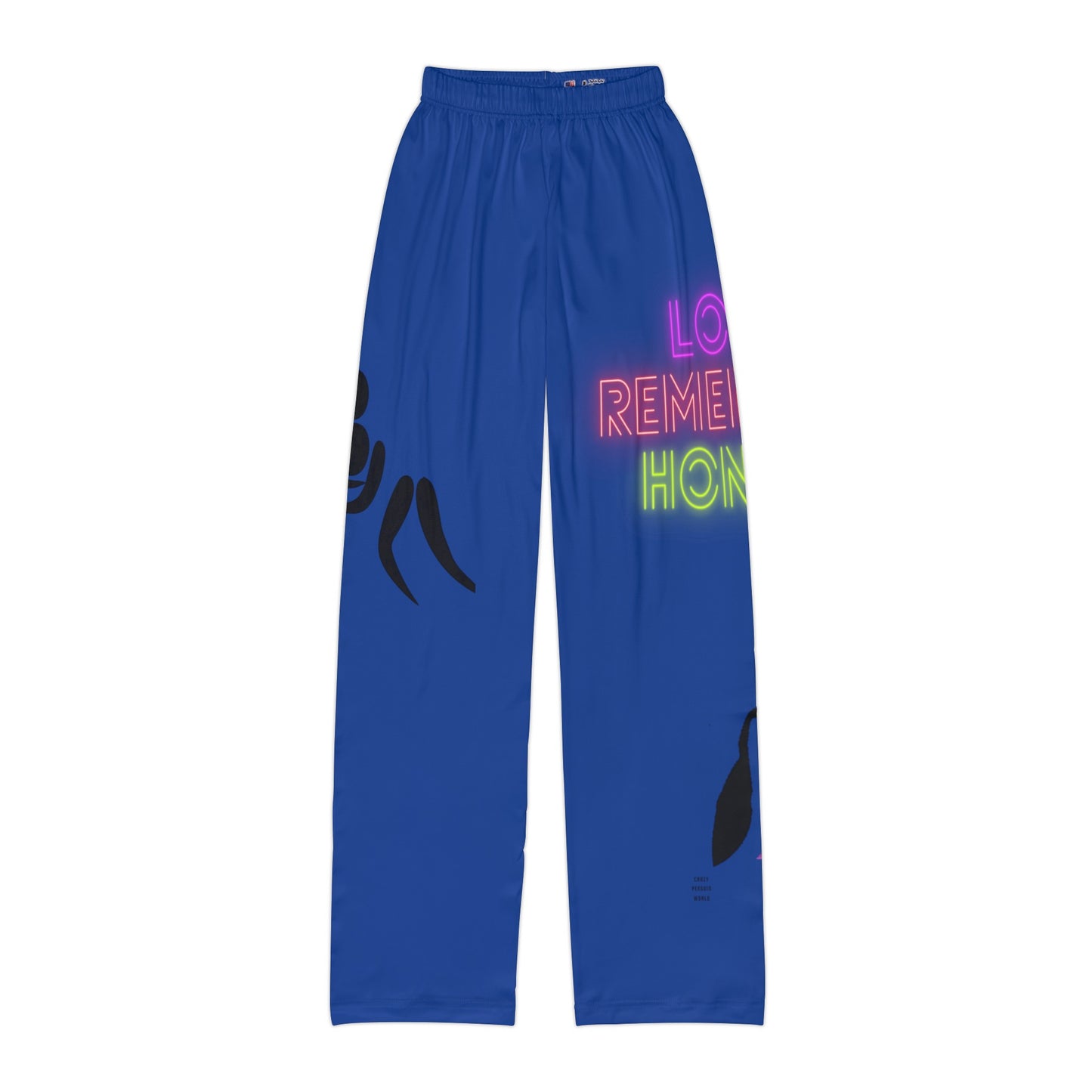 Kids Pajama Pants: Wrestling Dark Blue