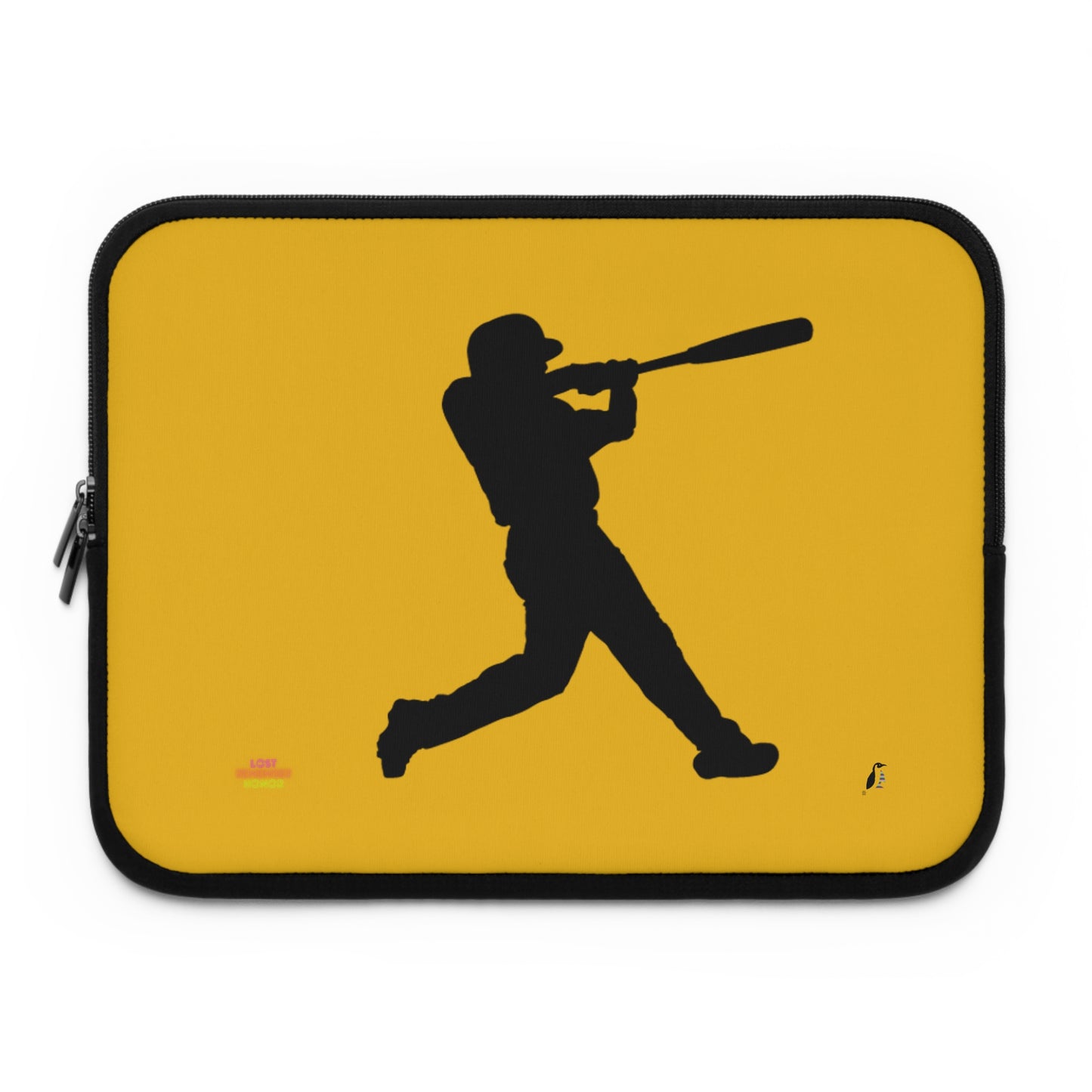 Laptop Sleeve: Baseball Yellow