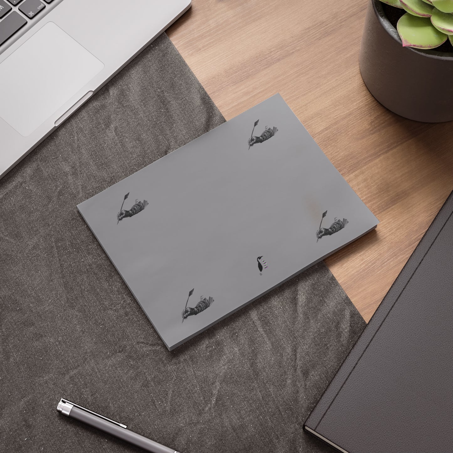 Post-it® Note Pads: Writing Grey