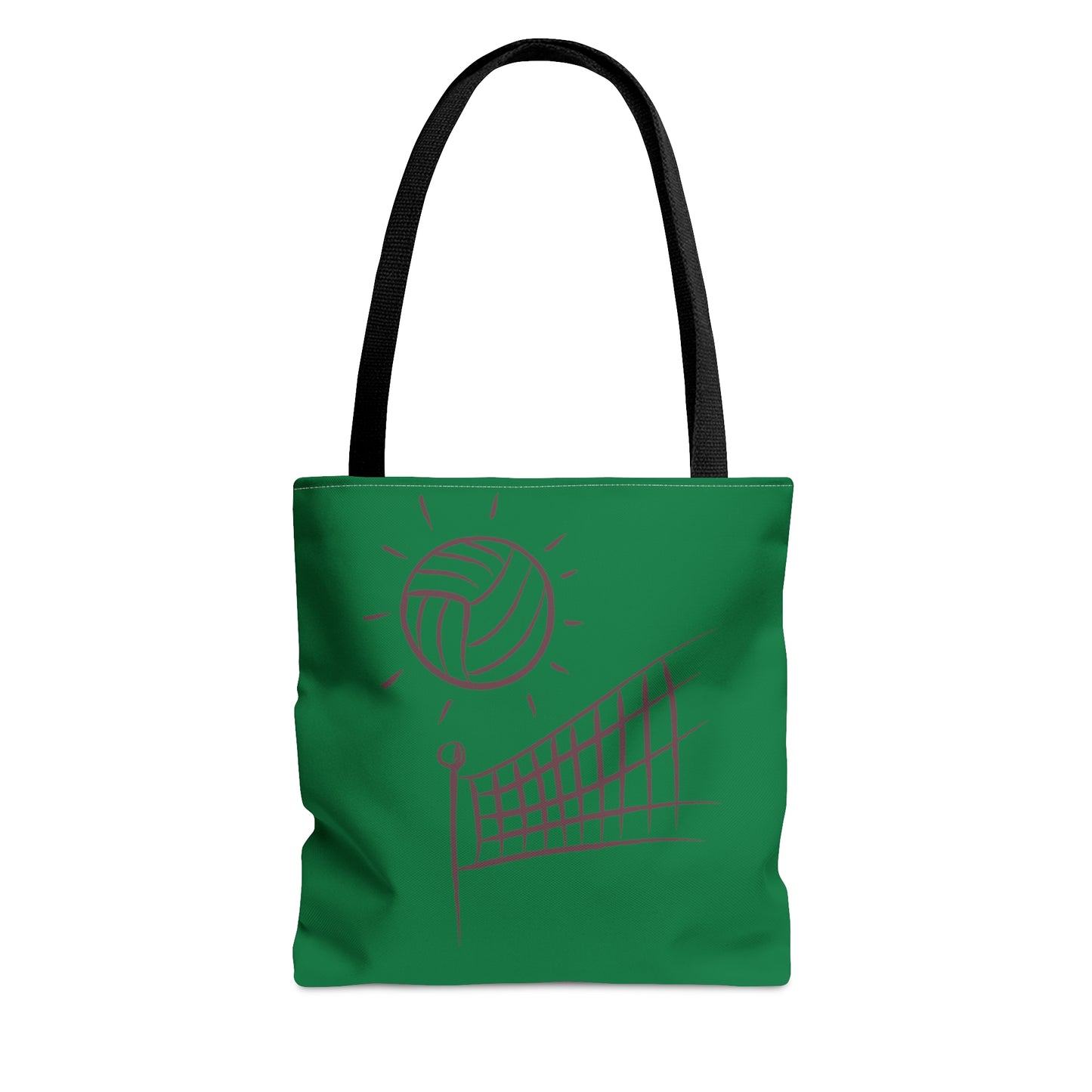 Tote Bag: Volleyball Dark Green