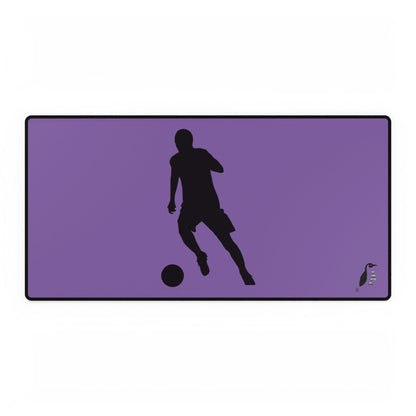 Desk Mats: Soccer Lite Purple