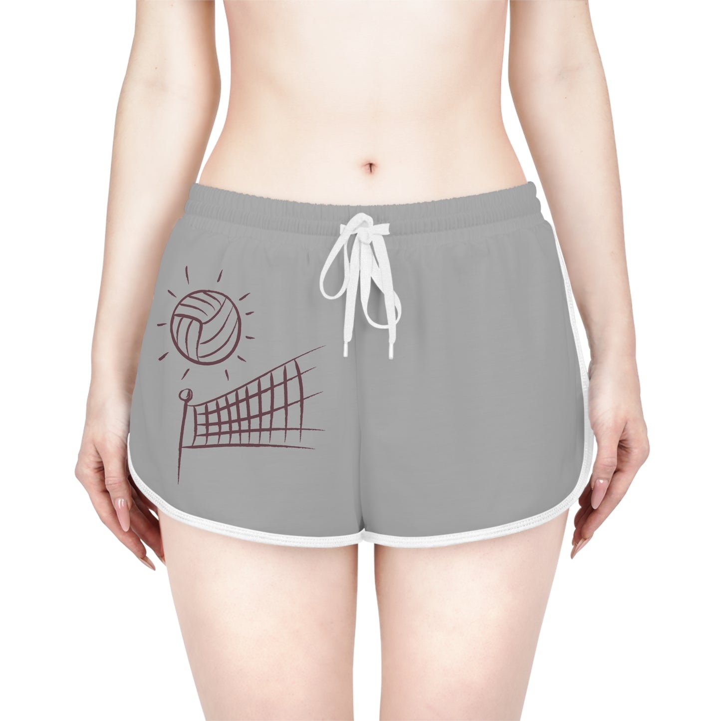 Women's Relaxed Shorts: Volleyball Lite Grey