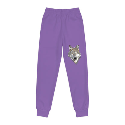 Youth Joggers: Wolves Lite Purple