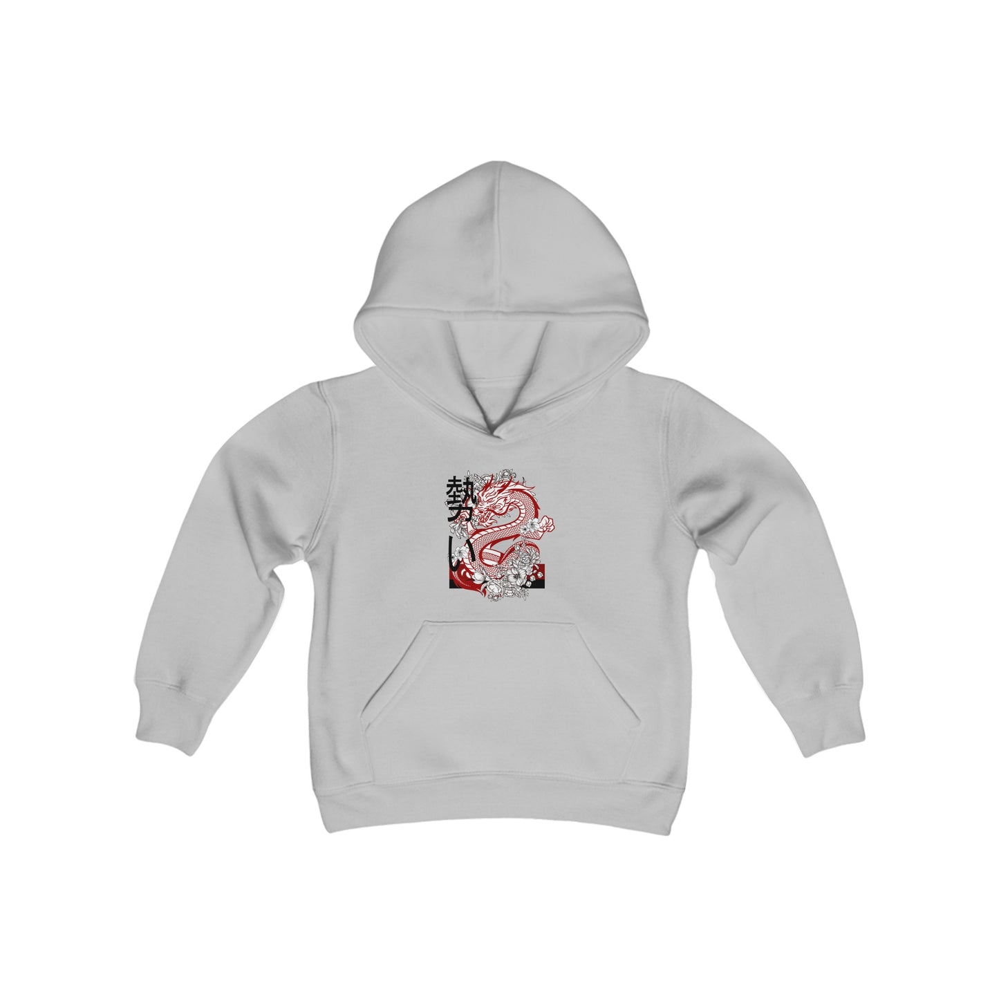 Youth Heavy Blend Hooded Sweatshirt: Mga Dragon 