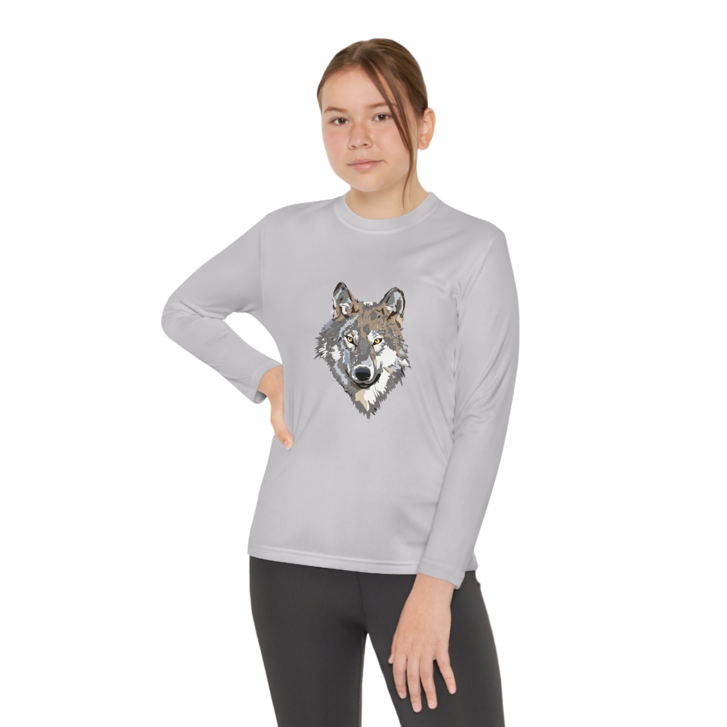 Youth Long Sleeve Competitor Tee: Mga Lobo 