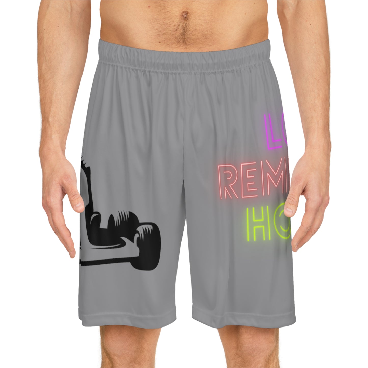 Basketball Shorts: Racing Grey