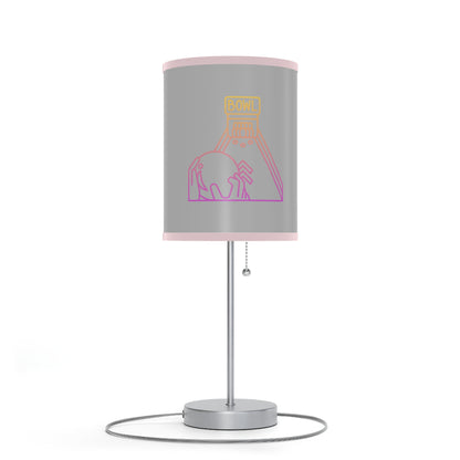 Lamp on a Stand, US|CA plug: Bowling Lite Grey