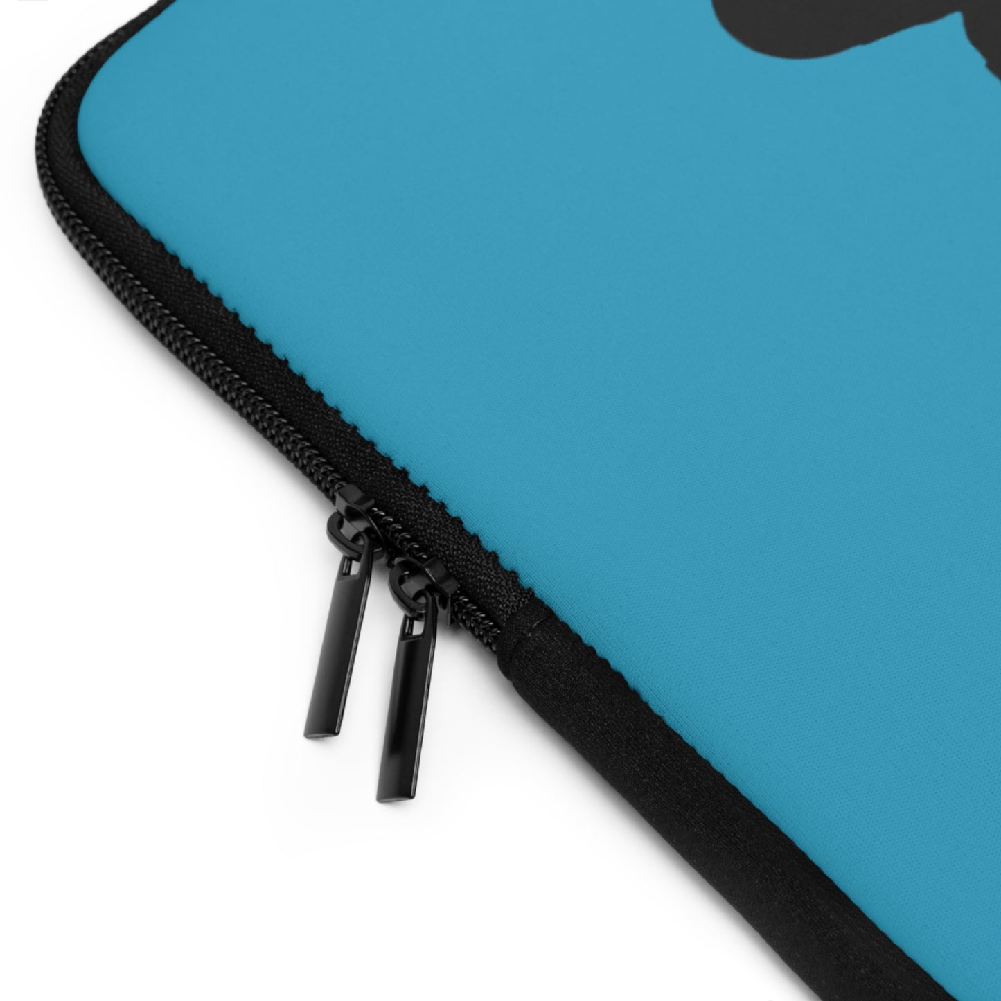 Laptop Sleeve: Basketball Turquoise