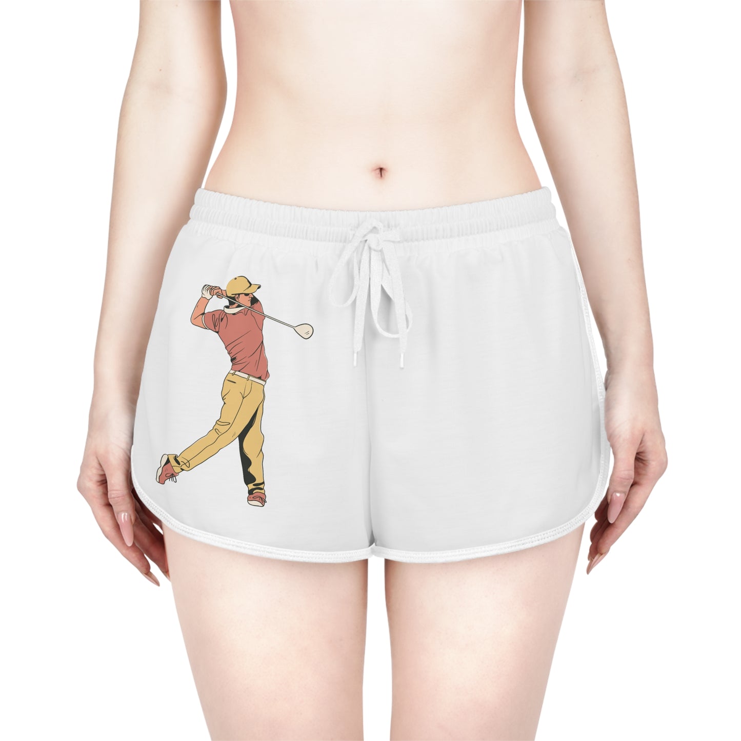 Women's Relaxed Shorts: Golf White