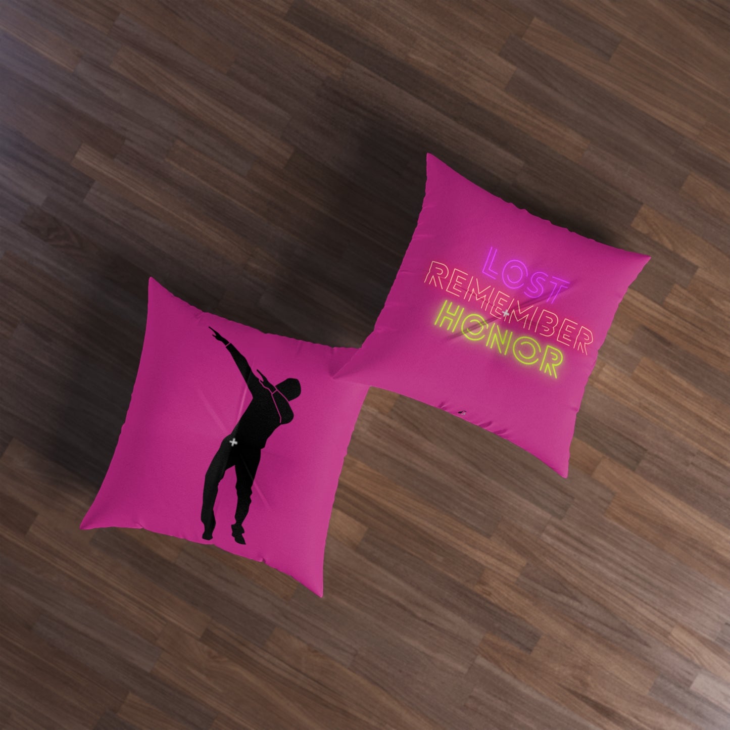 Tufted Floor Pillow, Square: Dance Pink
