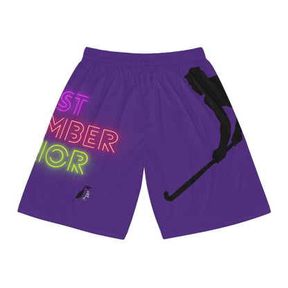 Basketball Shorts: Hockey Purple