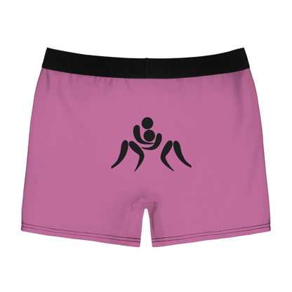 Men's Boxer Briefs: Wrestling Lite Pink