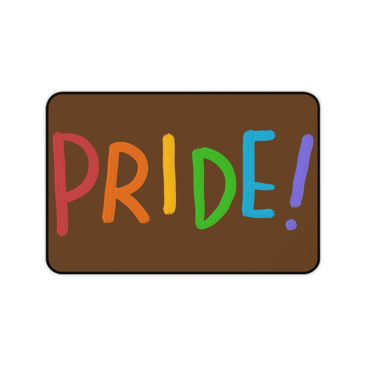 Desk Mat: LGBTQ Pride Brown