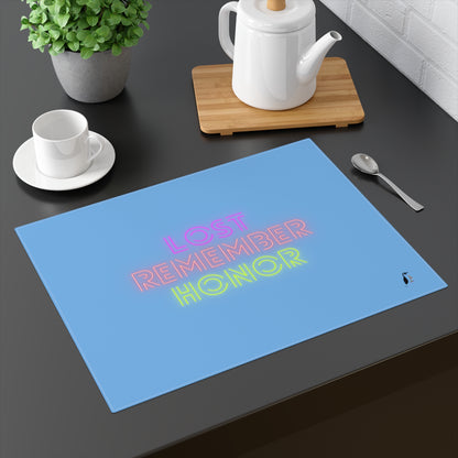 Placemat, 1pc: Lost Remember Honor Lite Blue