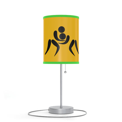 Lamp on a Stand, US|CA plug: Wrestling Yellow