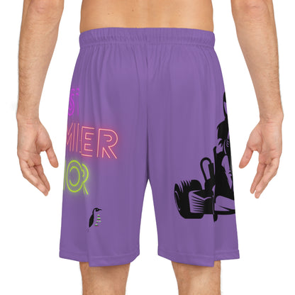 Basketball Shorts: Racing Lite Purple