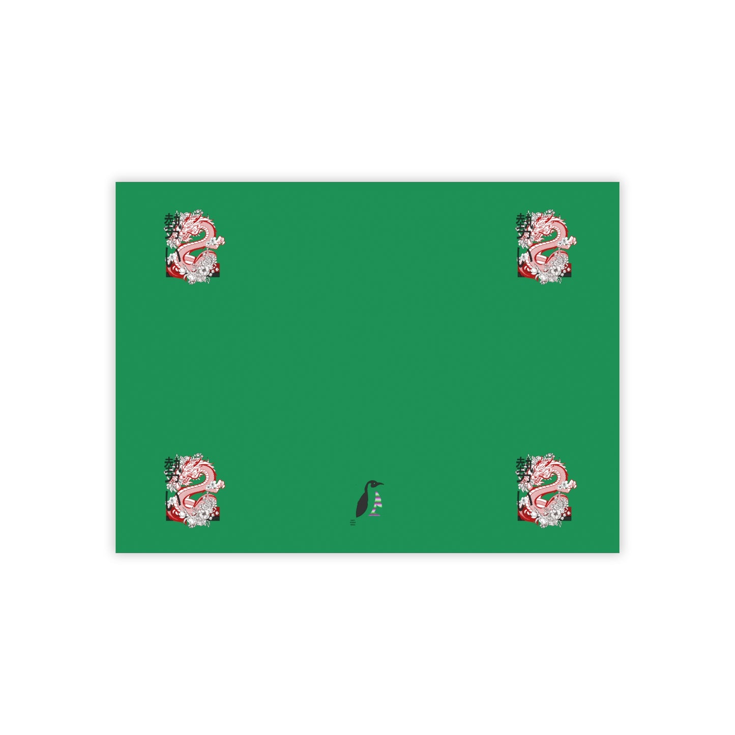 Post-it® Note Pads: Dragons Dark Green