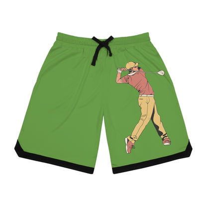 Basketball Rib Shorts: Golf Green