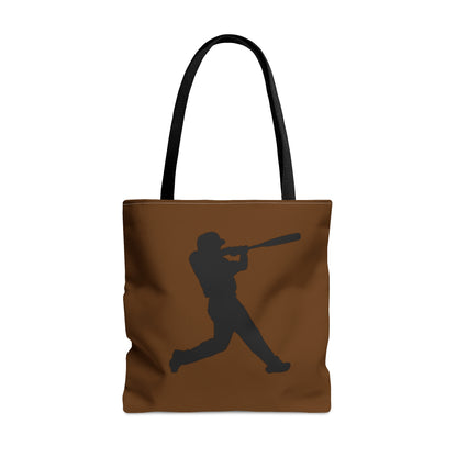 Tote Bag: Baseball Brown