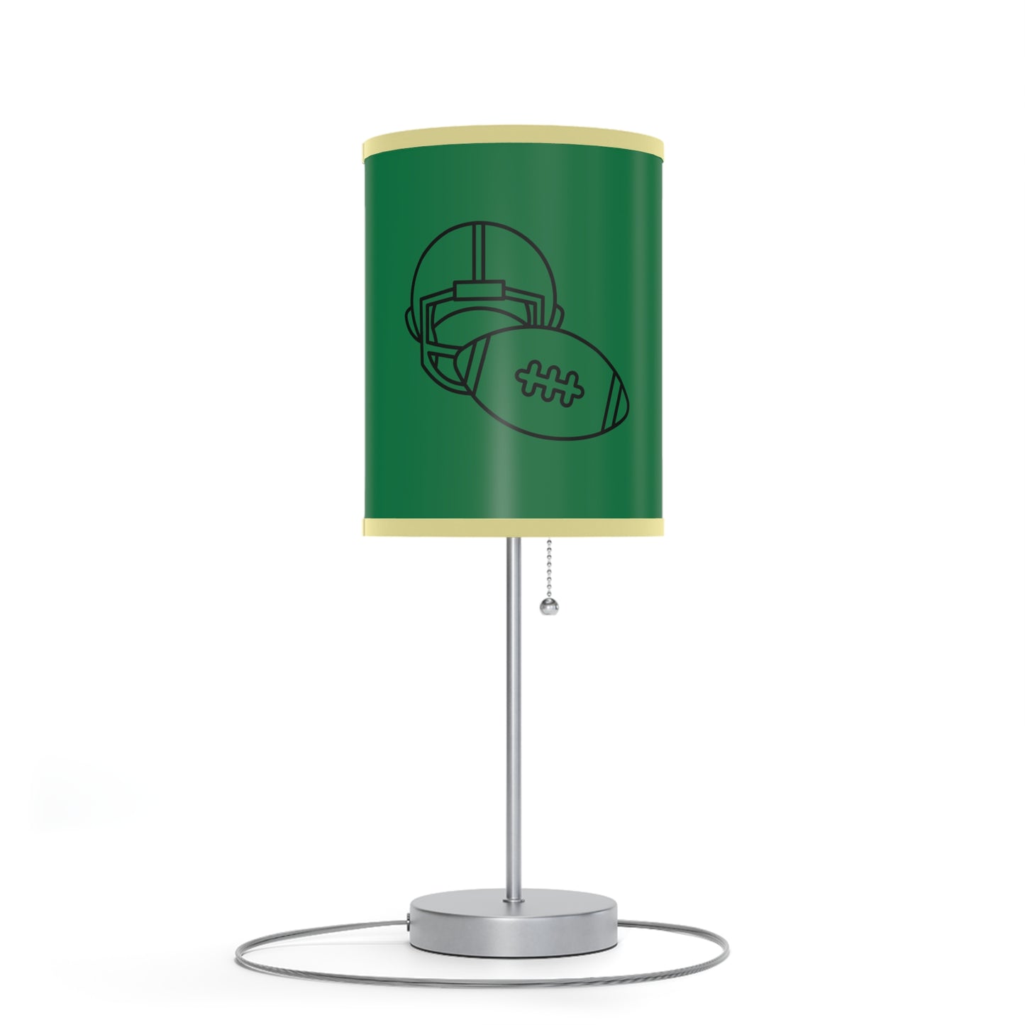 Lamp on a Stand, US|CA plug: Football Dark Green