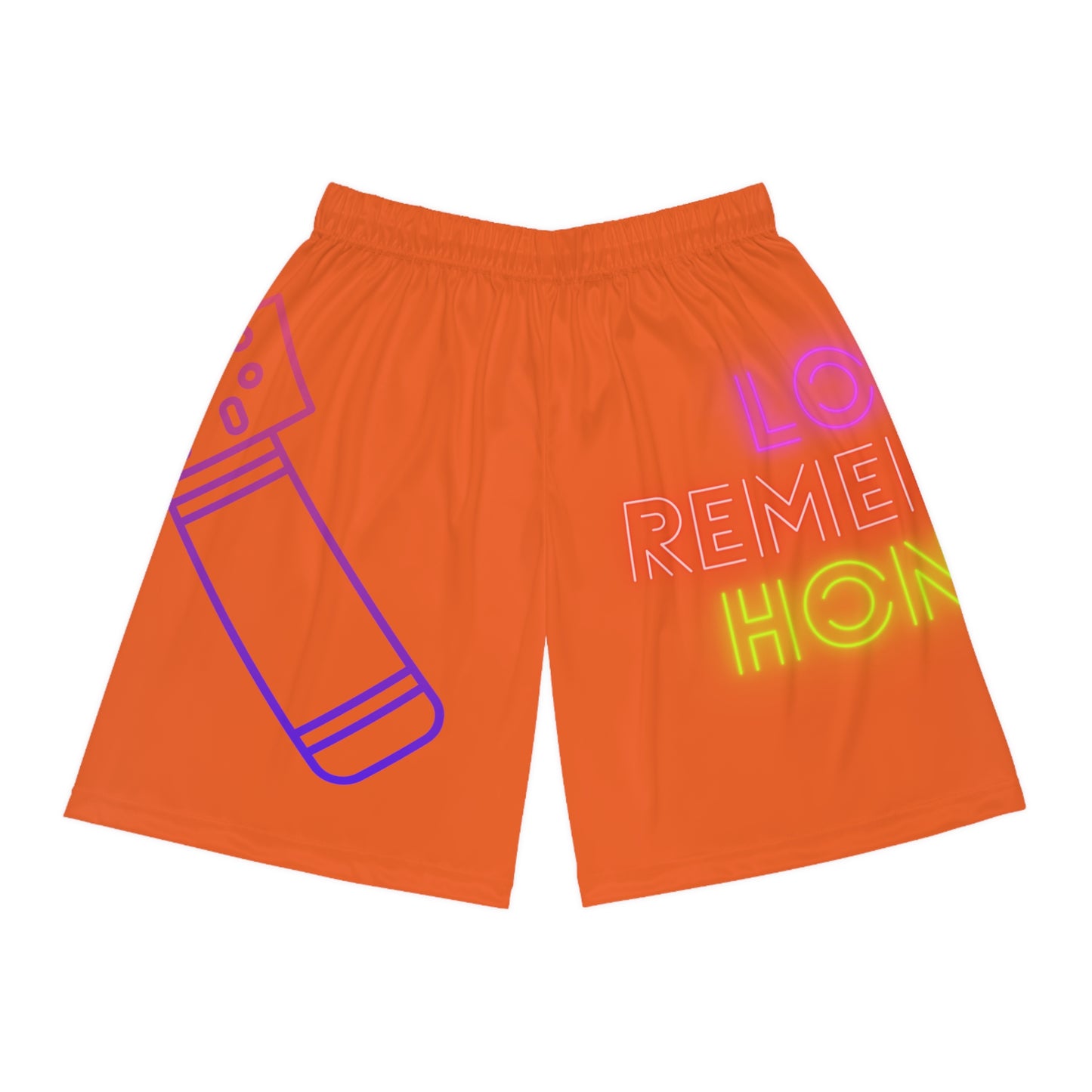 Basketball Shorts: Music Orange