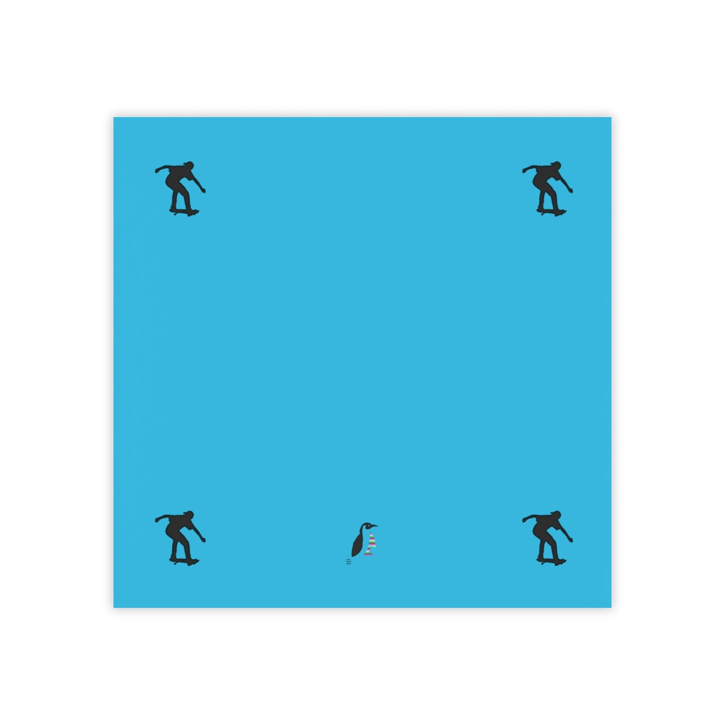 Post-it® Note Pads: Skateboarding Turquoise